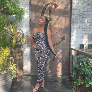 The meshed vibe leggings by Naked Wardrobe